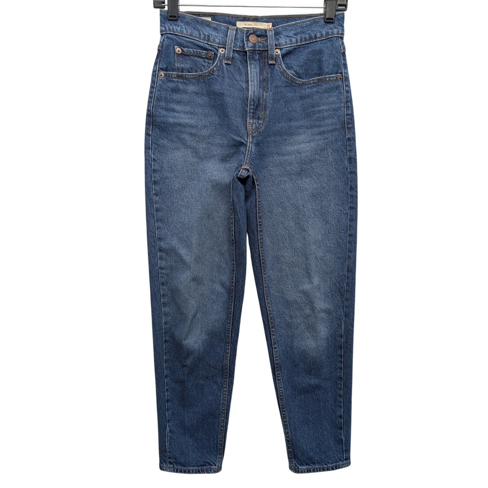 Levi's 80s Mom Jean Women 25 Blue High Rise Tapered Medium Wash A3506-0018